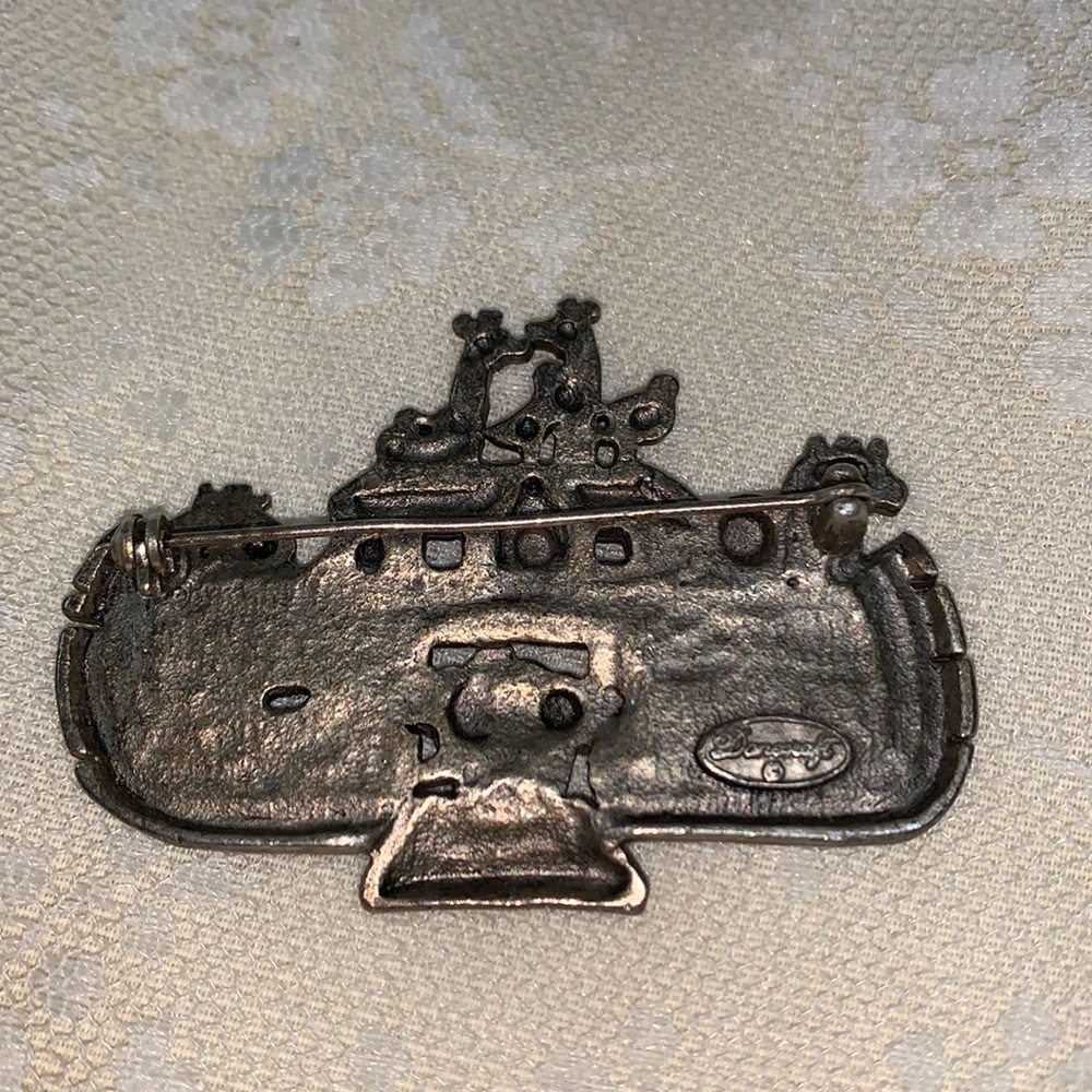 DANECRAFT VINTAGE NOAH’S ARK PIN BROOCH - Picture 3 of 7